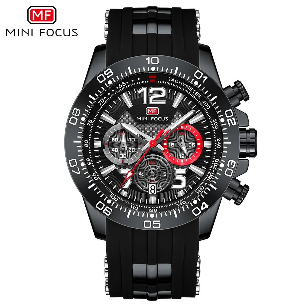 Sport Watch for Men Silicone Strap Waterproof