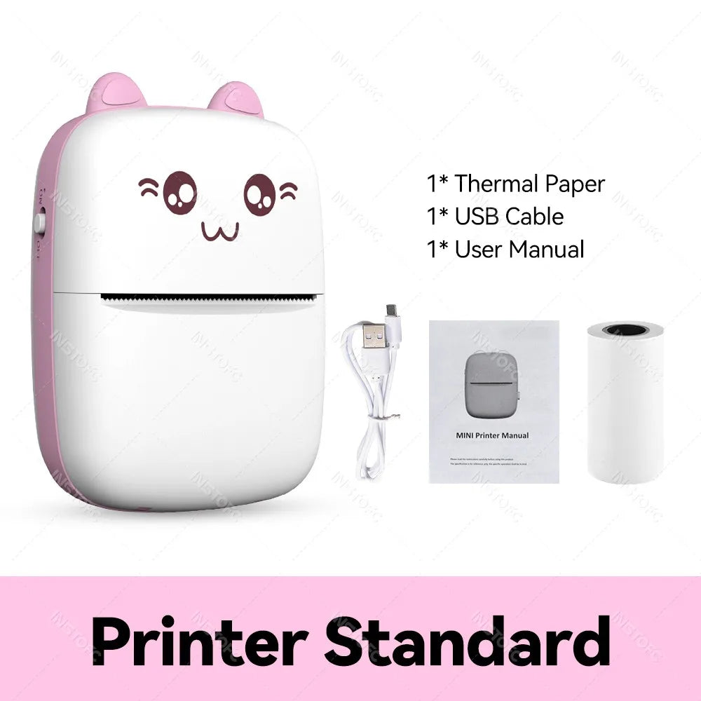 58mm Photo Label Portable Mini Thermal Sticker Printer