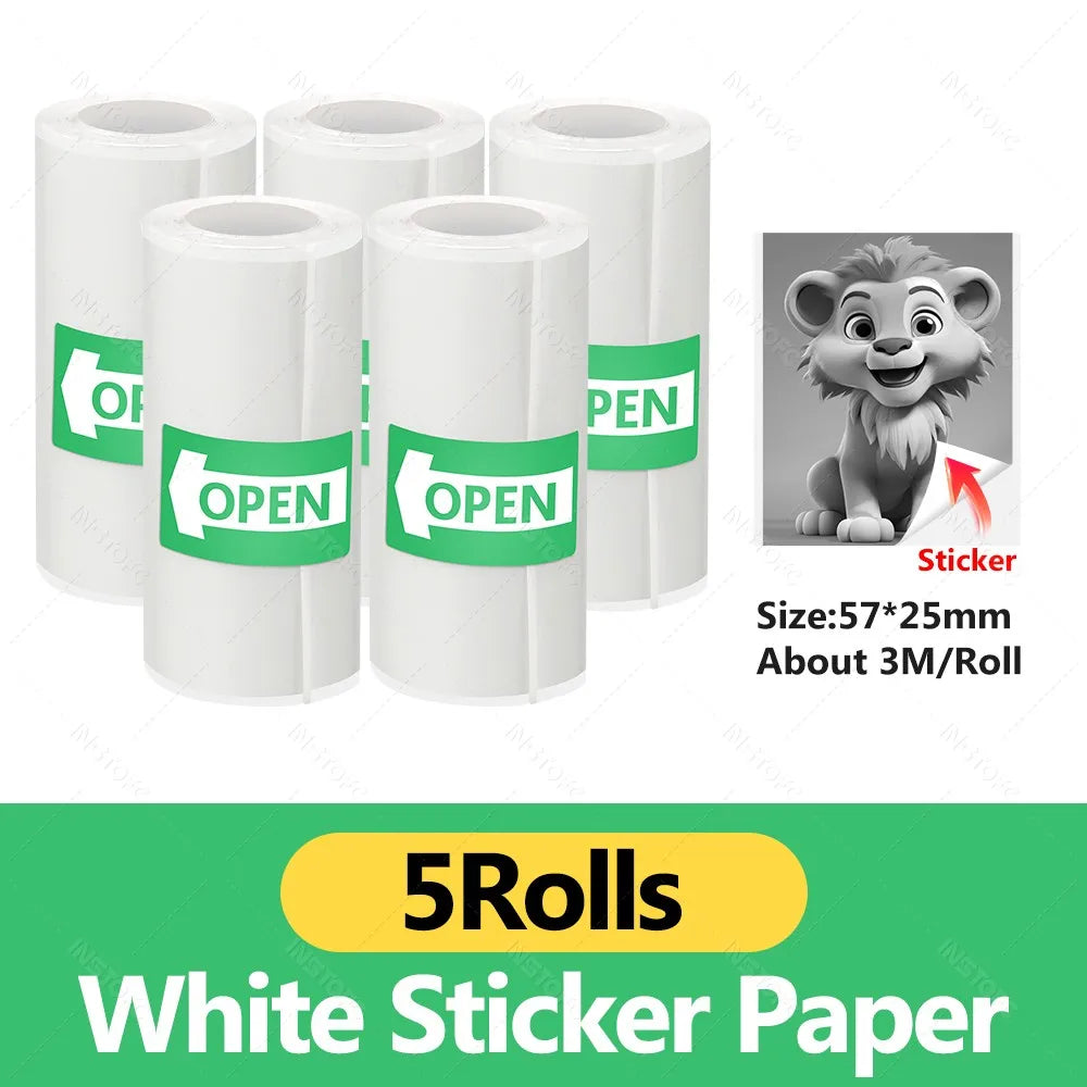 58mm Photo Label Portable Mini Thermal Sticker Printer