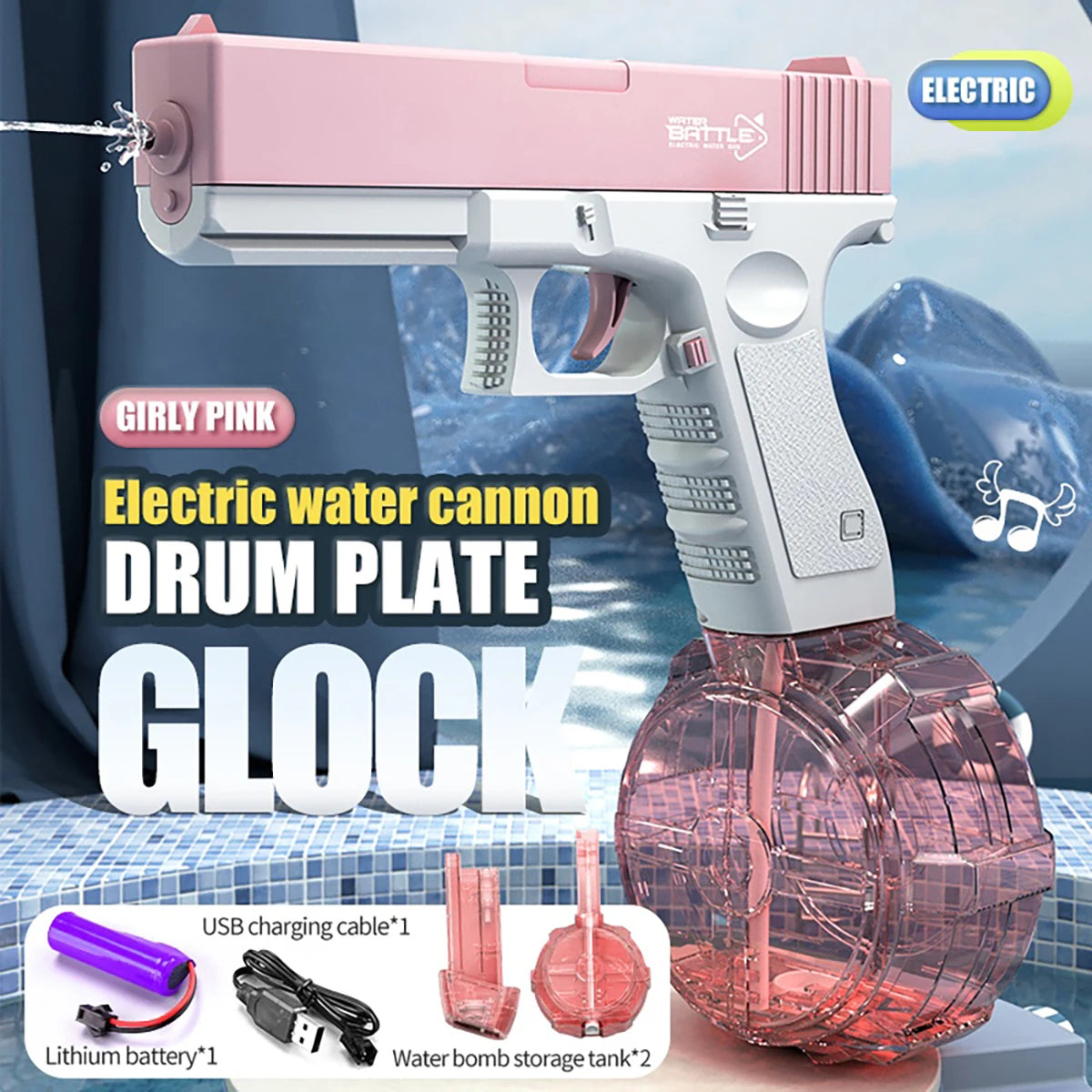Electric Water Gun Rechargeable Automatic for Adults & Kids