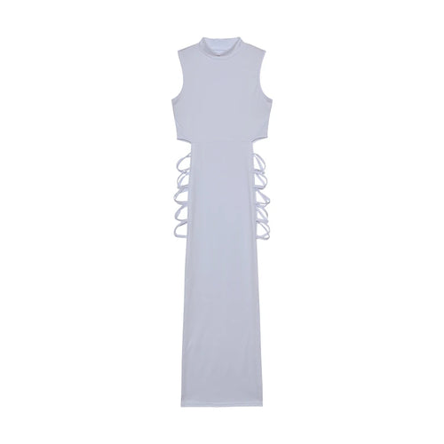 Criss Cross Cut Out Dress Sexy Bodycon