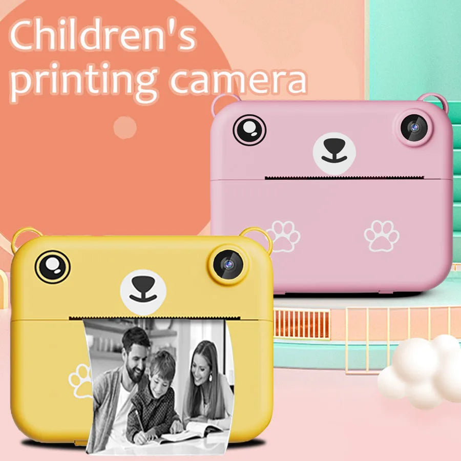 Kids Digital Camera Photography Instant Print Photo 1080P HD