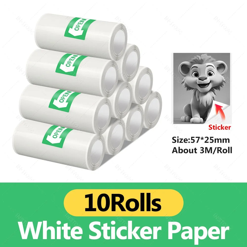 58mm Photo Label Portable Mini Thermal Sticker Printer