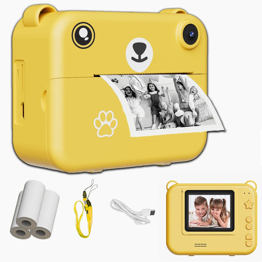 Kids Digital Camera Photography Instant Print Photo 1080P HD