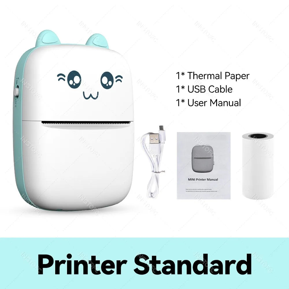 58mm Photo Label Portable Mini Thermal Sticker Printer