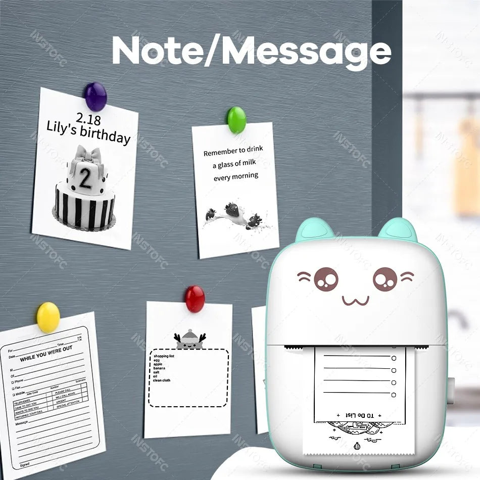 58mm Photo Label Portable Mini Thermal Sticker Printer
